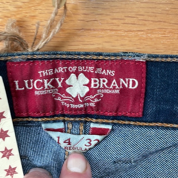 NWT! LUCKY BRAND Sophia Skinny Jeans 14/32 in Medium Dark Vintage Wash - Picture 5 of 5